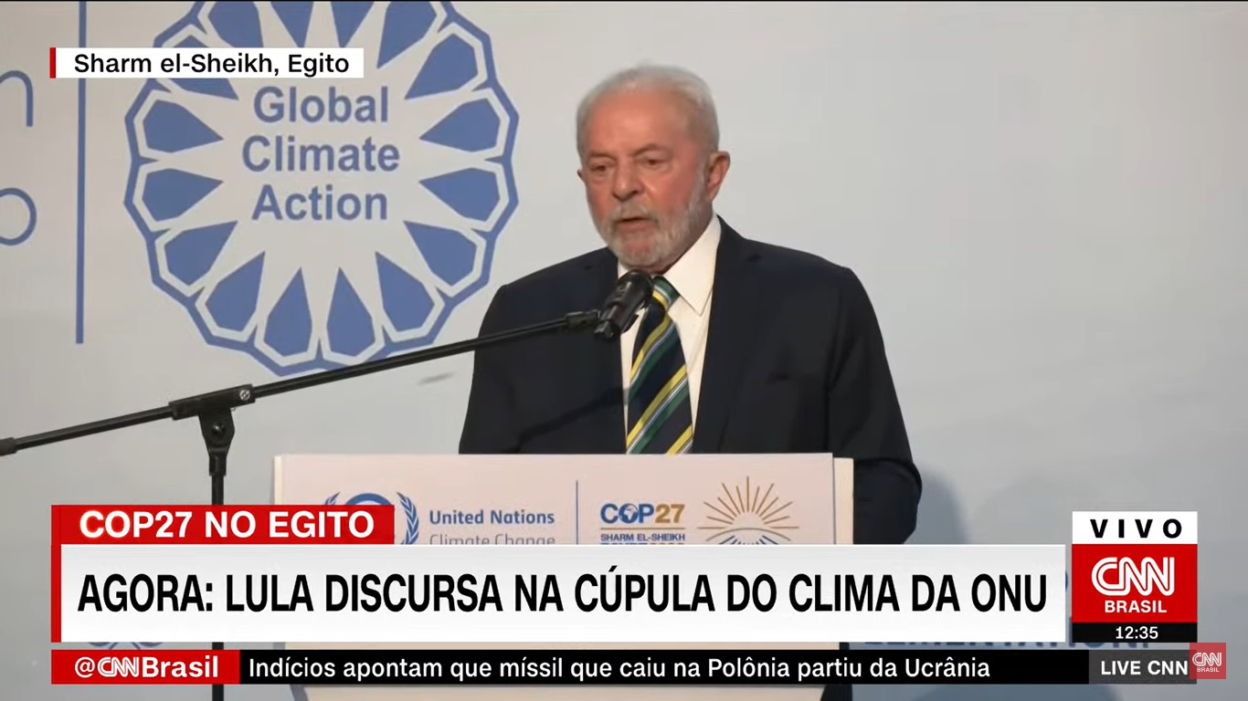 Lula Faz Discurso Na Cop Do Egito Assista Na Ntegra Acesse