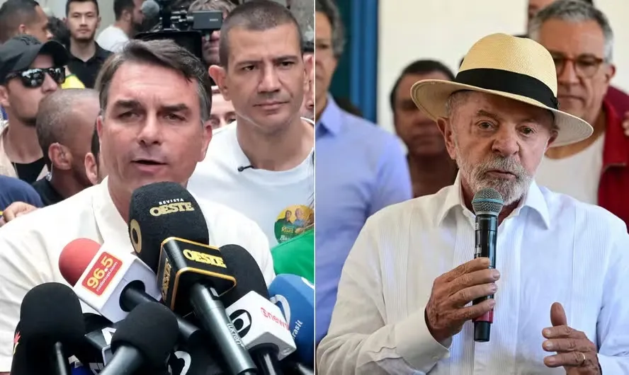 CNT/MDA: Flávio Bolsonaro tem 46,8% e Lula registra 45,9% no segundo turno