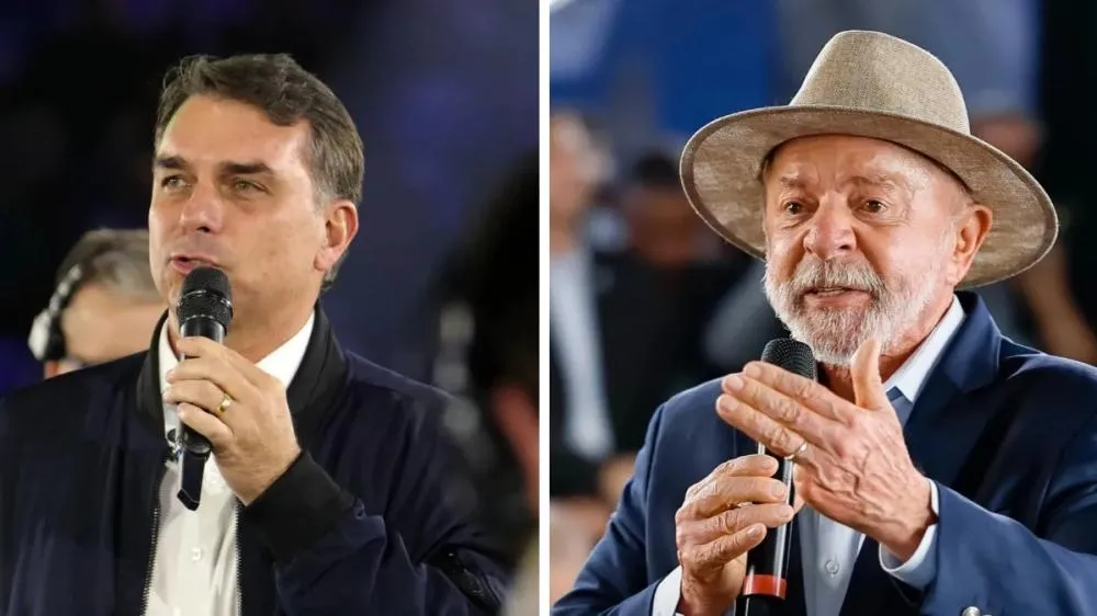 Ipespe: Flávio Bolsonaro e Lula empatam na rejeição às vésperas do segundo turno