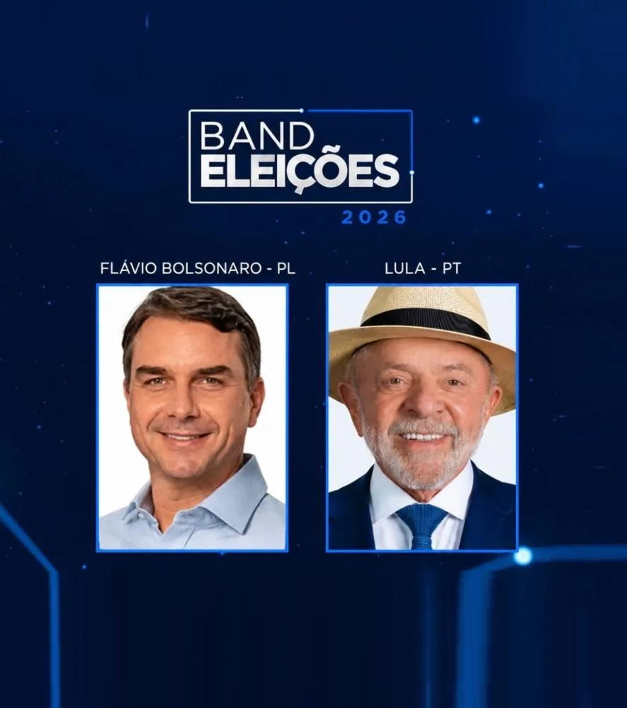 Lula e Flávio Bolsonaro debatem na Band; assista ao vivo