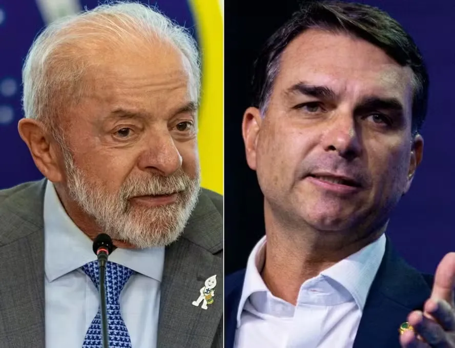 Datafolha: Flávio Bolsonaro tem 46% e Lula, 45%, na pesquisa espontânea
